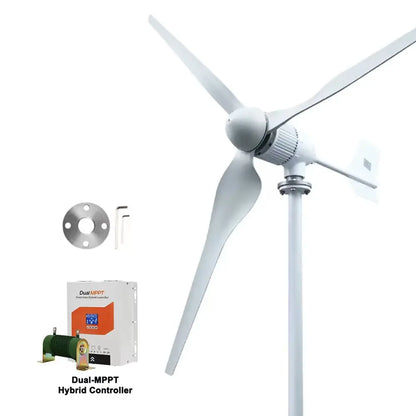EKPAOWE Vindturbin 4kW/6kW 12V/24V/48V/96V – MPPT-regulator, Dual MPPT Sol+Vind Hybrid, EU-lager Polen