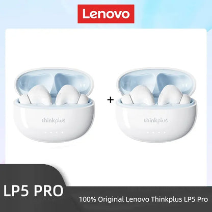 Lenovo LP5 PRO Wireless Bluetooth 5.4 Earphones TWS HiFi Sound Gaming Earbuds Sport Headset Long Standby Touch Contol with Mic