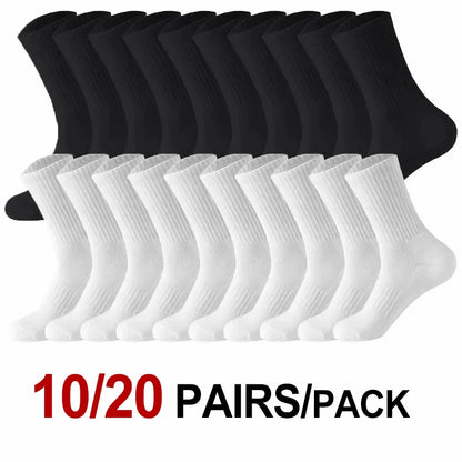 Unisex Antilukt Strumpor 10- eller 20-pack – Andningsbara, Svettabsorberande, Alla årstider