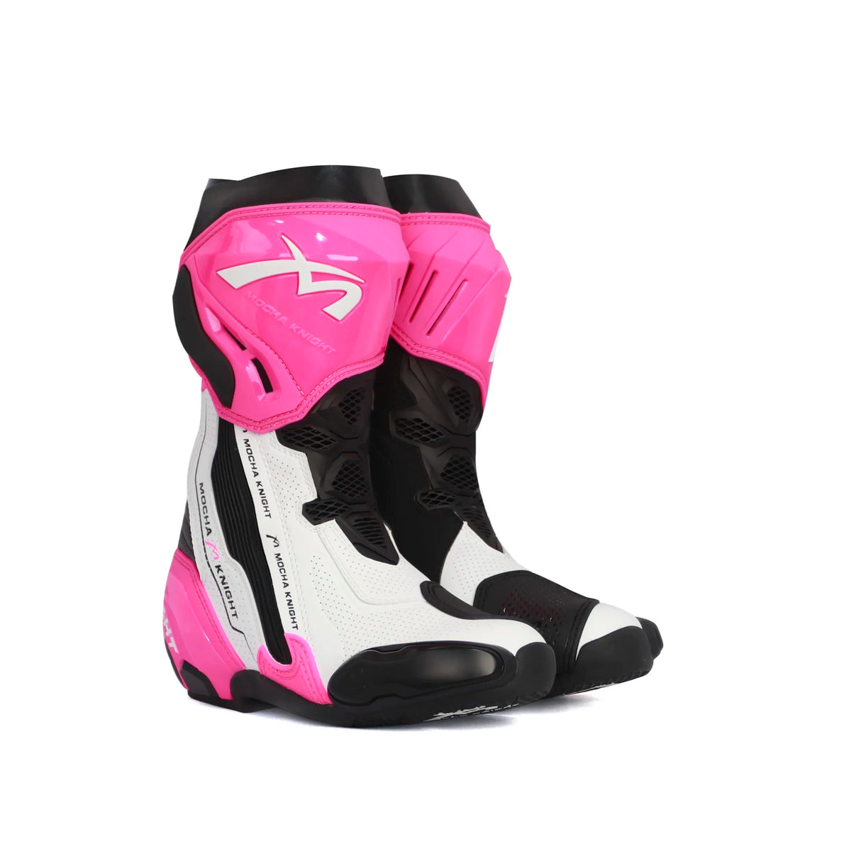 Racingstövlar MK099 i läder – proffsstövlar för bana och offroad, unisex 35–46