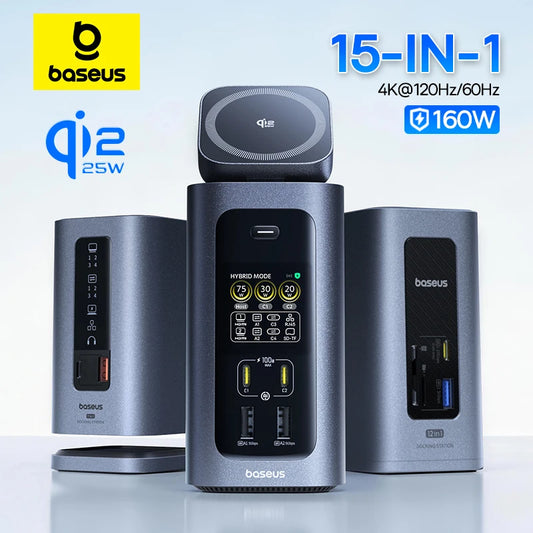 Baseus Spacemate RD1 Pro USB-C-docka – 11/12/15-i-1