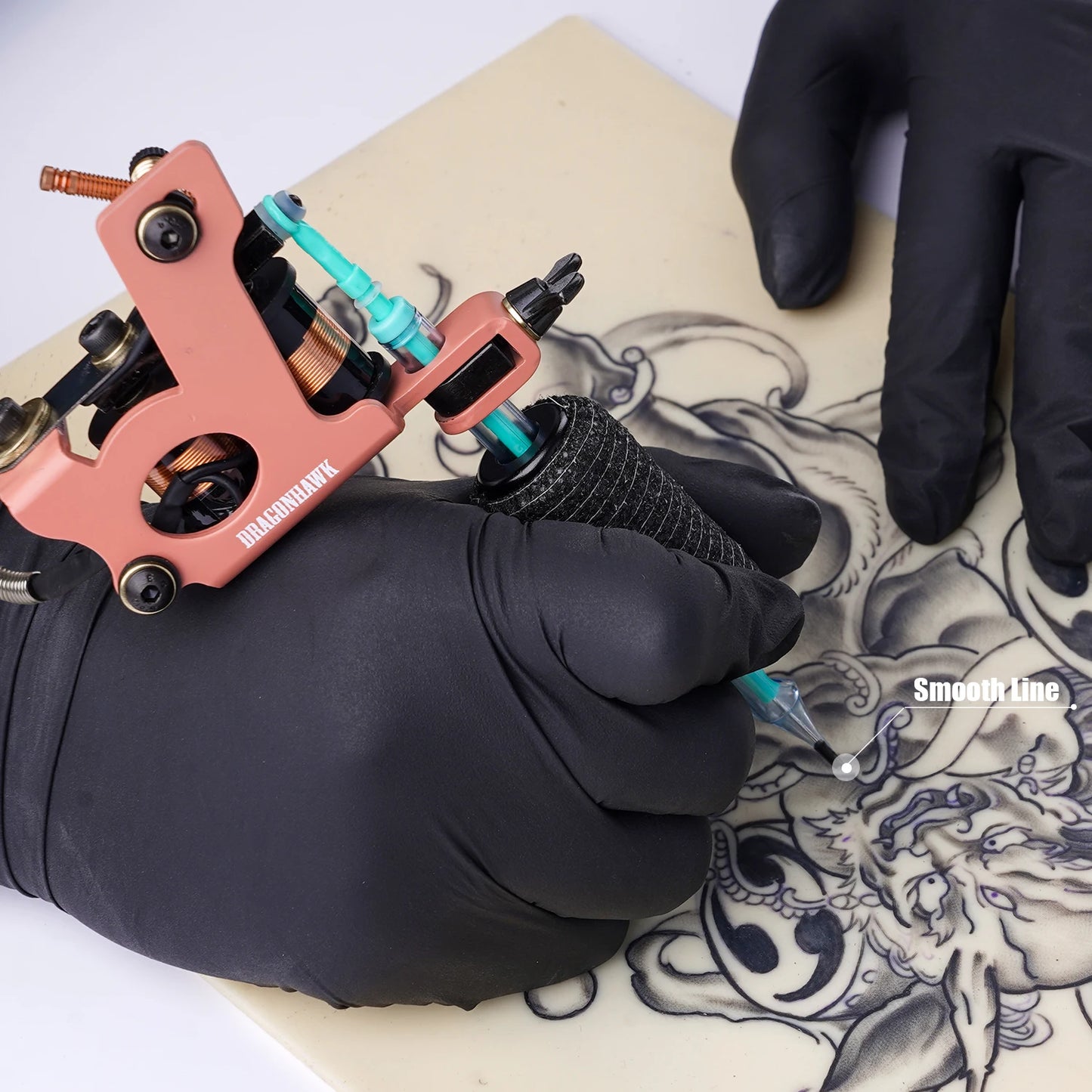 Dragonhawk Coil Tattoo Machine Iron Fine Lining Wrap Coils Guns Tattoo Supply