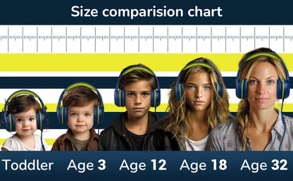 AWATRUE AT2 Headset,3.5mm Surround Stereo Gaming Headphones with Mic Soft Memory Earmuffs for PC,Laptop,Kids for School Toddler