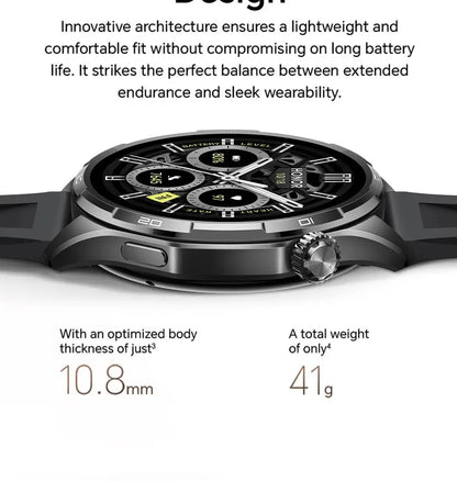 Honor Watch 6 new Smartwatch 1.46" AMOLED Up to 35 days battery life Over 120 training and health modes 5ATM waterproof, IP69 protection, Bluetooth 5.4