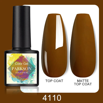 Parkson No Wipe Top Base Coat Nail Gel polish Design Enhancer Varnish Semi Permanent Soak Off UV LED Nail Art Tool