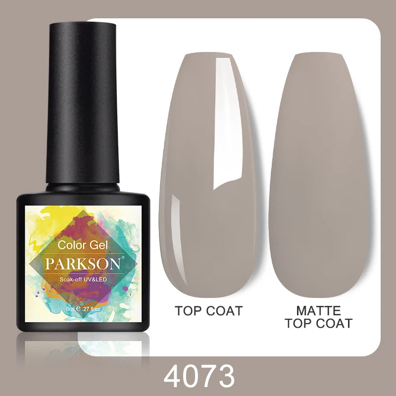 Parkson No Wipe Top Base Coat Nail Gel polish Design Enhancer Varnish Semi Permanent Soak Off UV LED Nail Art Tool