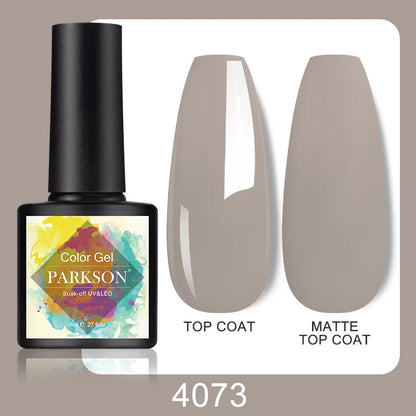 Parkson No Wipe Top Base Coat Nail Gel polish Design Enhancer Varnish Semi Permanent Soak Off UV LED Nail Art Tool