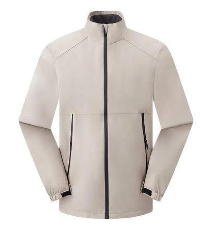 Outdoor Camping Waterproof And Windproof Stand Collar Jacket Custom Printed Embroidery Company Logo Outdoor Fishing Jacket 4xl