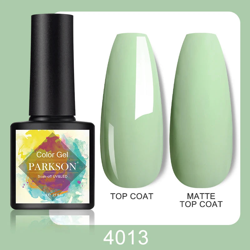 Parkson No Wipe Top Base Coat Nail Gel polish Design Enhancer Varnish Semi Permanent Soak Off UV LED Nail Art Tool