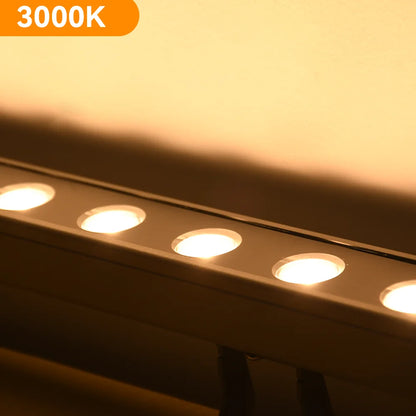 Outdoor Waterproof Wall Lamp Modern Wall Washer LED Lamp Warm White Aluminum IP65 220V Hotel Canteen Balcony Exhibition Light
