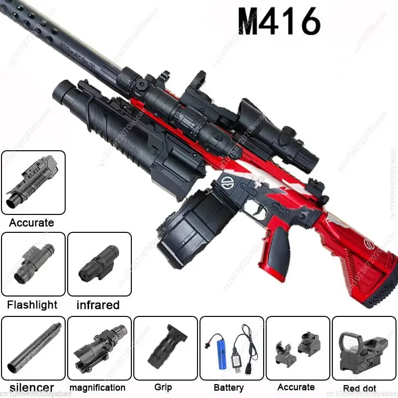 Burst M416 Helautomatisk Gelébollsskjutare