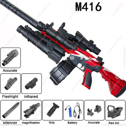 Burst M416 Helautomatisk Gelébollsskjutare