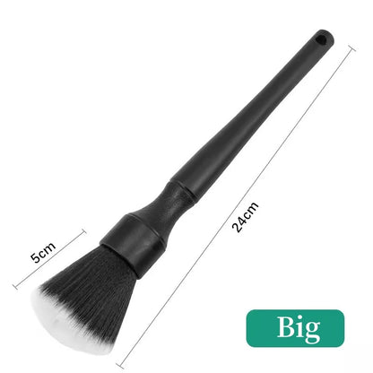 1pcs Car Interior Detailing Brush Soft Bristle Cleaning Brush Motorcycle CarCleaning Tool Auto Detail Dash Duster Brush
