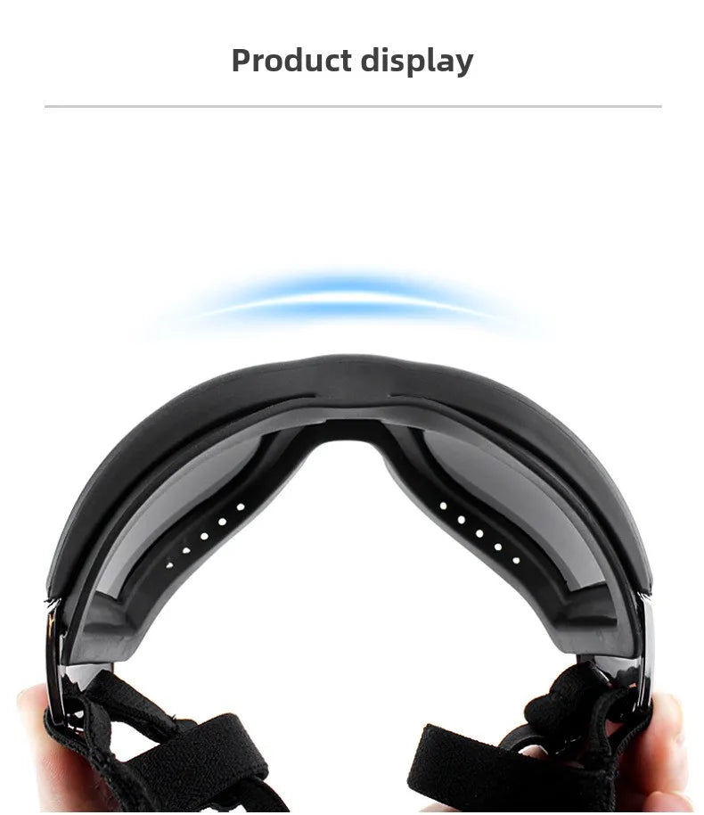 Transparent Color Pet Dog Goggles Waterproof Windproof Sunscreen UV Resistant Large Dog Glasses