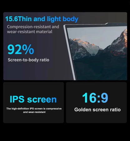 LENO 15,6" Gaming Laptop Intel Core i9-10980HK 16/32GB RAM Upp till 2TB SSD – Win 11 Pro Fingeravtryck Bakbelyst Tangentbord FHD IPS