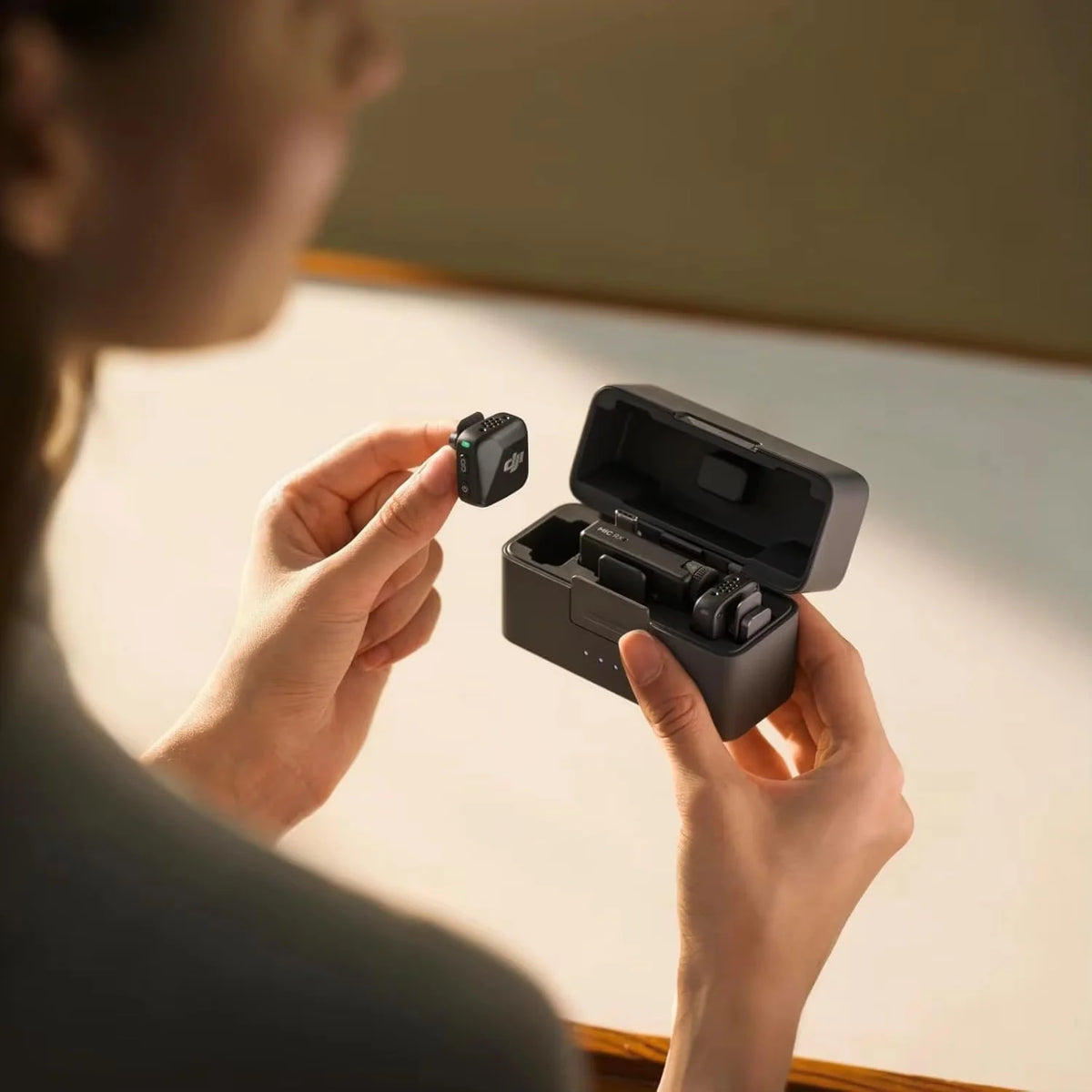 DJI Mic Mini trådlös streamingmikrofon för mobil – brusreducering och flera set