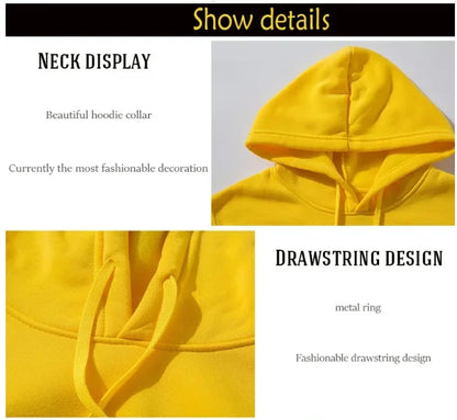 Paris Fashion Hoodies for Men All Season Daily Casual Sports Hooded Sweatshirts 2025 Male Home Outdoor Comfort Fashion Pullover