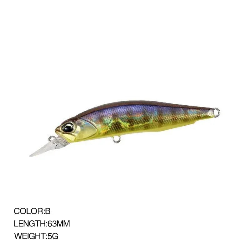 Minnow Fishing Lure Wobbler Rozante 77SP Long Cast Hover Swaying Lure Jerkbait Artificial Bait Culter 77mm/63mm Alburnus Bait