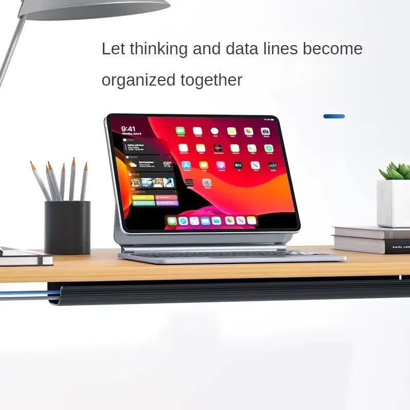 Kabelorganisatör för skrivbord vit