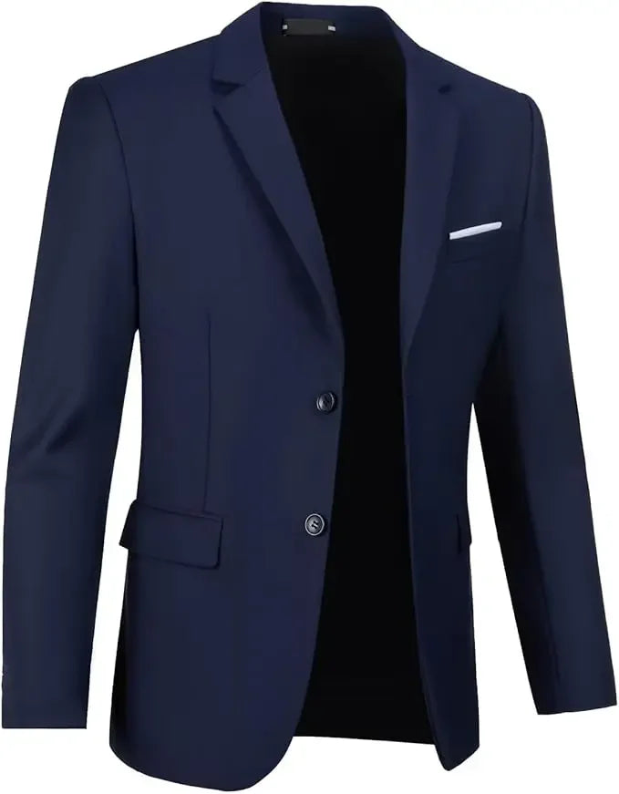 ZHUOLIN Herrkavaj Slim Fit – Sträcktyg Formell Bröllop Kontor Sport Marinblå Grå Svart Vinröd EU S–3XL