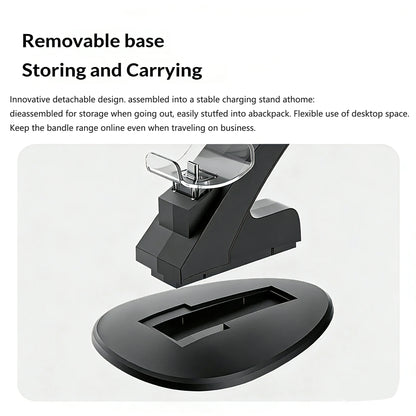 Dual Controller Charger Dock Station for Switch Pro Controller Fast Charging Station for 2 Controllers Charging Dock for Switch