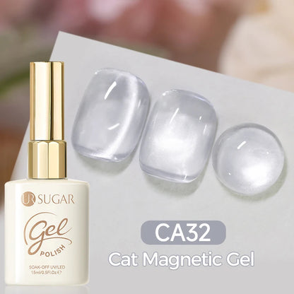 UR SUGAR 15ml Cat Magnetic Gel Nail Polish 30 Colors Semi Permanent Magnetic Gel UV/LED Soak Off Painting Vanrish Design