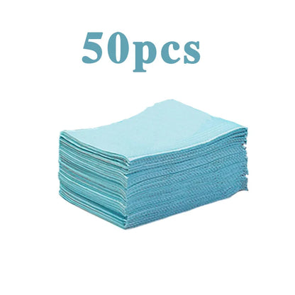 Disposable Dental Bibs 3 Ply Waterproof Tattoo Clean Pad Patient Napkins Table Covers for Piercing Nail Art Tattoo Accessories
