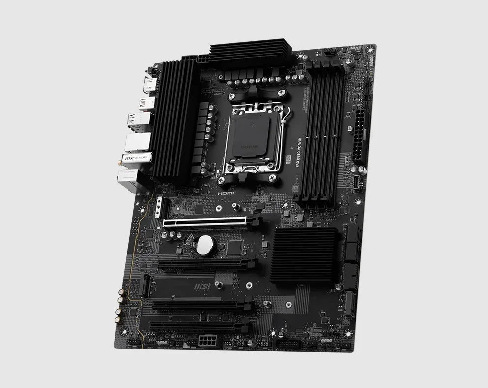 AMD B850 AM5 Motherboard MSI PRO B850-VC WIFI CPU Support Ryzen 7 9800X3D 7 7800X3D 9 7950X3D 5 9600X 7 7700 Ram 4xDDR5 M.2 ATX