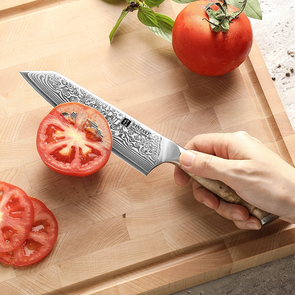 XINZUO Damaskusstål Bunka Kockkniv 5.8 tum