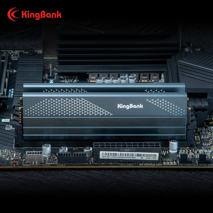 KingBank KFXB Series DDR5 Memory 24GBx2 6800MHz 6000MHz Dual Channel for Gaming And Overclocking with Heatsink Black