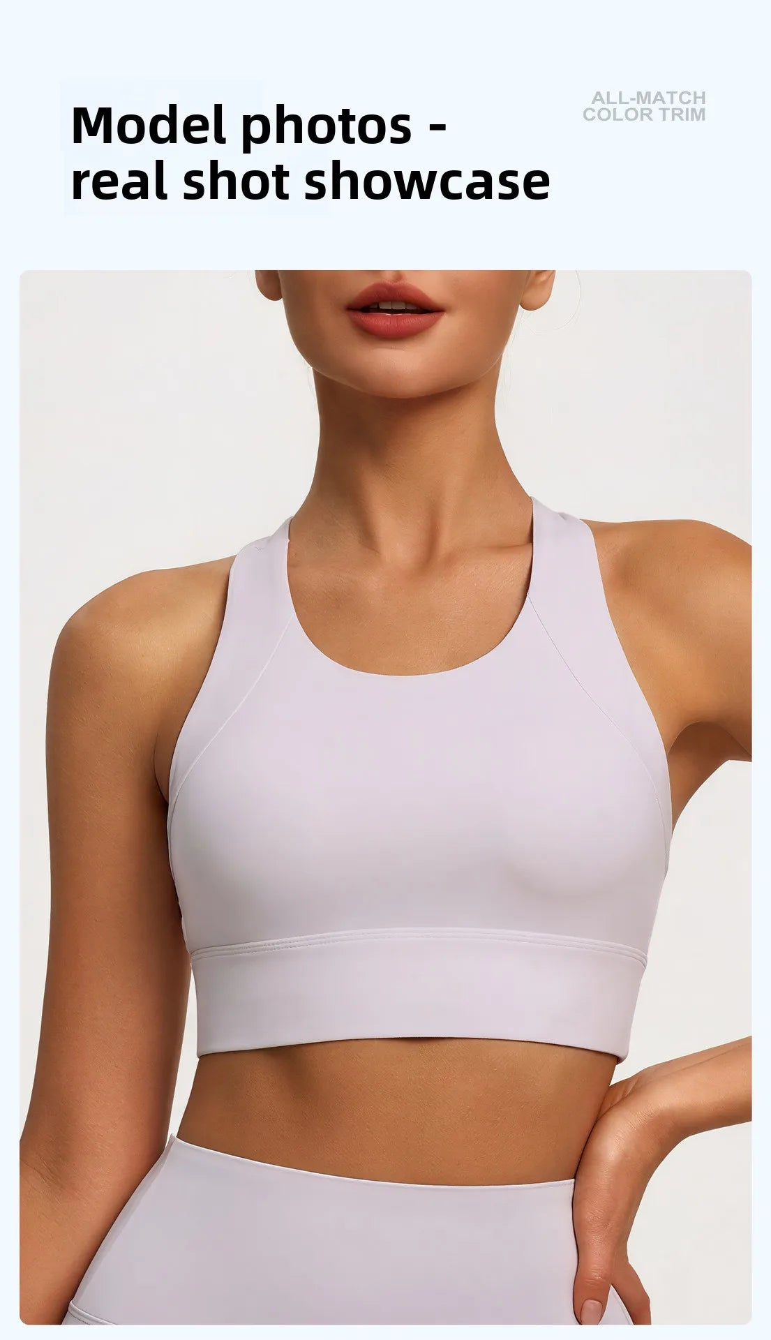 Dam Sport-BH Yoga Linne – Halterneck Inbyggda Kuddar Högintensiv StötDämpning Tennis, 5 Färger S–XXL