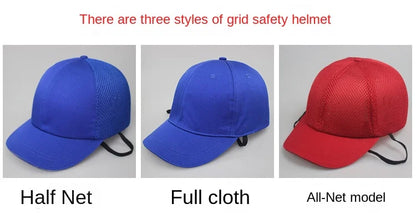 Bump Hat for Safety Baseball Cap Style Hard Hats for Adult Men Women Breathable Lightweight for Head Protection Short Brim