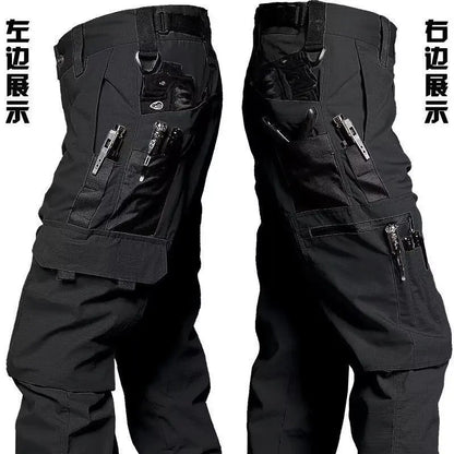 New Tactical Work Pants Men Outdoor Cargo Trousers Multi-pocket Waterproof Pant Autumn Spring Outdoor Workwear Hiking Trousers