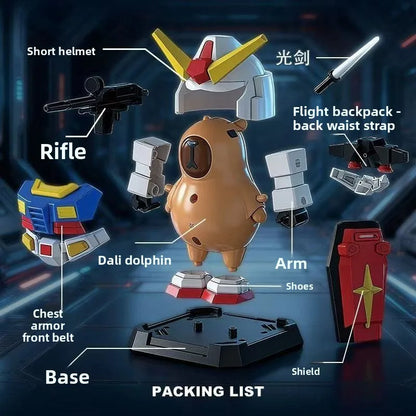 Magnetisk Transformerrobot – Polisbil Förvandlas till Giant Mecha-Robot Lysande Detaljer Pojkar 14+ År Hot Toys 2026