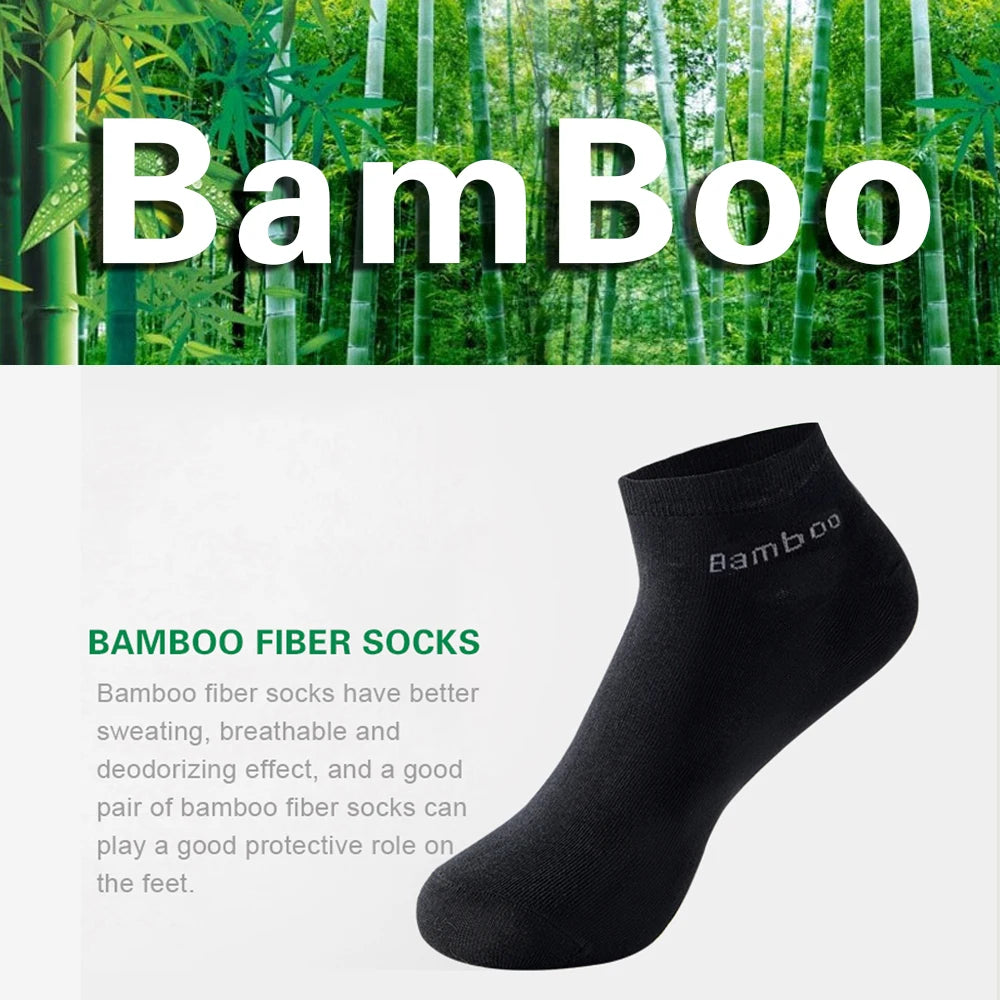 Herr Ankelstrumpor i Bambufiber 5-pack – Andningsbara, Deodoriserande, Business & Vardag