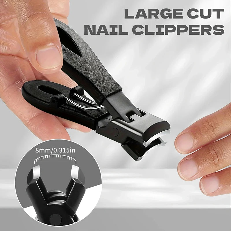 7pcs Nail Clippers Manicure Tool Set, with Portable Travel Case, Cuticle Nippers And Cutter Kit, Portable Nail Clippers