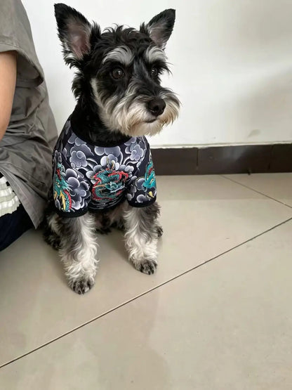 Streetwear Pet Tattoo Suit 4-Way Stretch Full Body Clothes S-10XL Comfortable Dog Cat Costume for Small to Large Pets