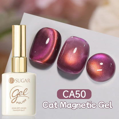UR SUGAR 15ml Cat Magnetic Gel Nail Polish 30 Colors Semi Permanent Magnetic Gel UV/LED Soak Off Painting Vanrish Design