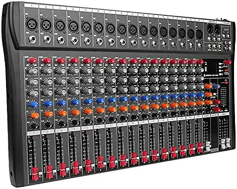 Depusheng DX-seriens ljudmixer med Bluetooth, USB och 3-bands EQ