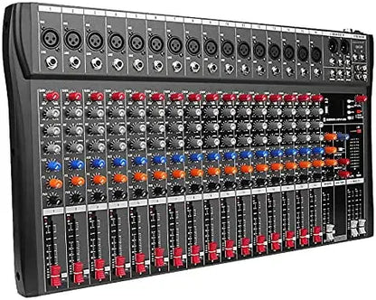 Depusheng DX-seriens ljudmixer med Bluetooth, USB och 3-bands EQ