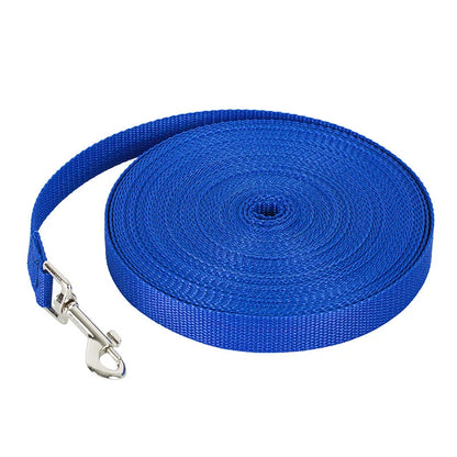 Universal Long Distance Dog Training Leash Firm Nylon Traction Lanyard Anti Bite Comfort Grip Walking Rope Pet Outdoor Accessory