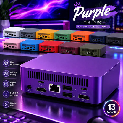 Intel Core i9 10980HK Ultra Compact Mini PC 16GB RAM 2TB M.2 SSD WiFi6 BT5.2 4K Display Gaming Office Workstation Pro