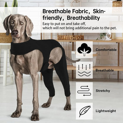 Dog Leg Rehabilitation Suit, Pet Cover to Prevent Licking Wound Elbow Protection, Dog Rehabilitation Instead of Sprain Nursing