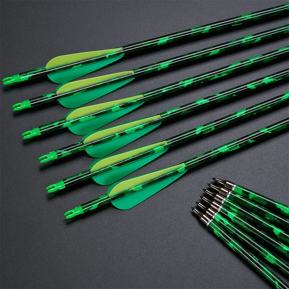 Bågskyttepilar i kolkomposit, spine cirka 500 – 12, 24 eller 36 st