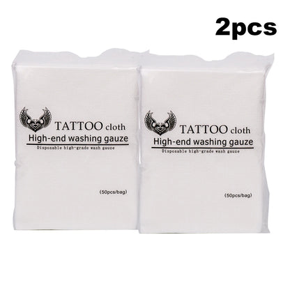 1/2/3pcs Disposable Tattoo Wipe Paper  Tattoo Cloth High-end Washing Gauze Permanent Makeup Cleanig Tattoo Supplies Accessories