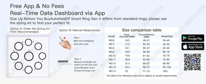R09 Smart Ring Men Women Heart Rate Blood Oxygen Monitor Sleep Tracker Smartring Multi SportMode 5ATM Waterproof for Andorid IOS