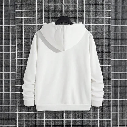 2025 Fall/winter New Arrival Men's Hoodie High Quality Solid Color Hooded Sweatshirt Male Home Outdoor Casual Fashion Pullover