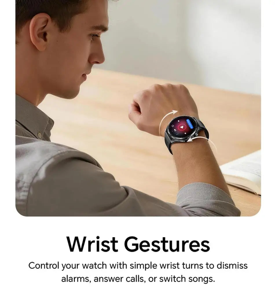 Honor Watch 6 new Smartwatch 1.46" AMOLED Up to 35 days battery life Over 120 training and health modes 5ATM waterproof, IP69 protection, Bluetooth 5.4