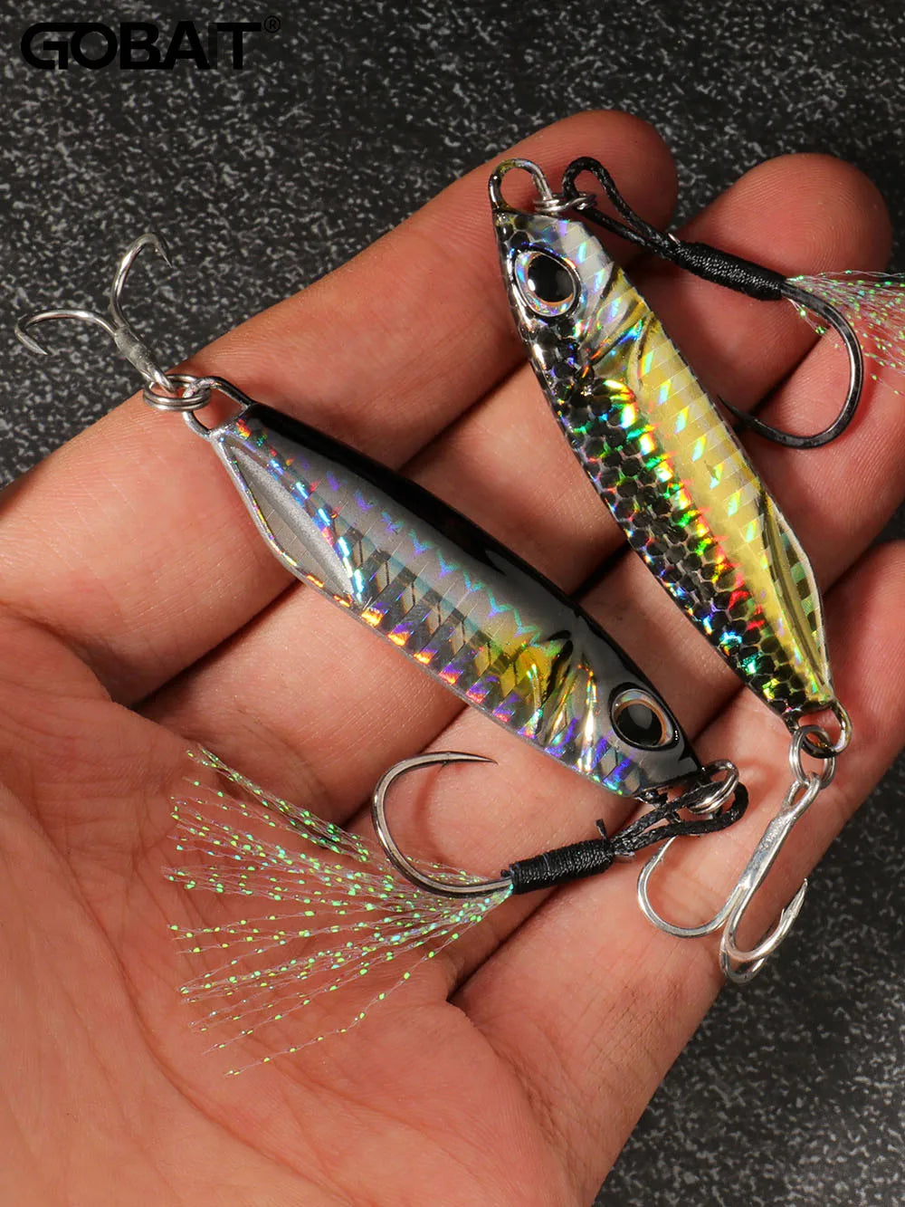 Metal Jig Fishing Lure 10g 20g 30g 40g Shore Casting Swimbait Spoon Spiner Laser LAKE Pesca Ocean Tackle Wobbler Artificial Bait