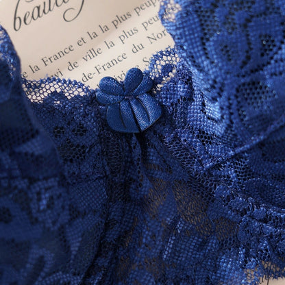 Women's Lace Push Up Bra 32-40 B/C Cup Sexy Hollow Out Bras Plus Size Female  Thin Bralette Embroidery Breathable Underwear